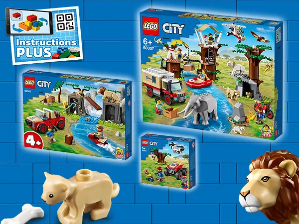 LEGO® City. Terenówka ratowników dzikich zwierząt. 60301 - tantis.pl