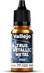 Vallejo: 77.123 - True Metallic Metal - Base - Imperial Gold (18 ml)