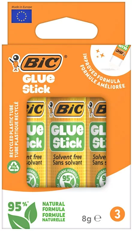 Klej Glue Stick 95% ECOlustions 8g blister 3 szt. - tantis.pl