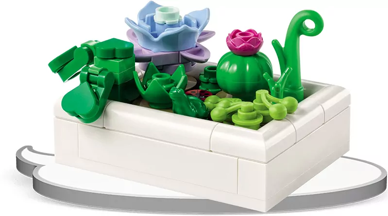 Lego Botanicals. Miniaturowy pustynny ogród - tantis.pl