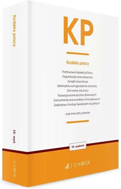 Kodeks pracy oraz ustawy towarzyszące w.19 - tantis.pl