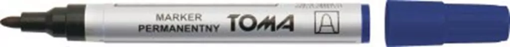 Marker permanentny okrągły mix 4 kolory TOMA - tantis.pl