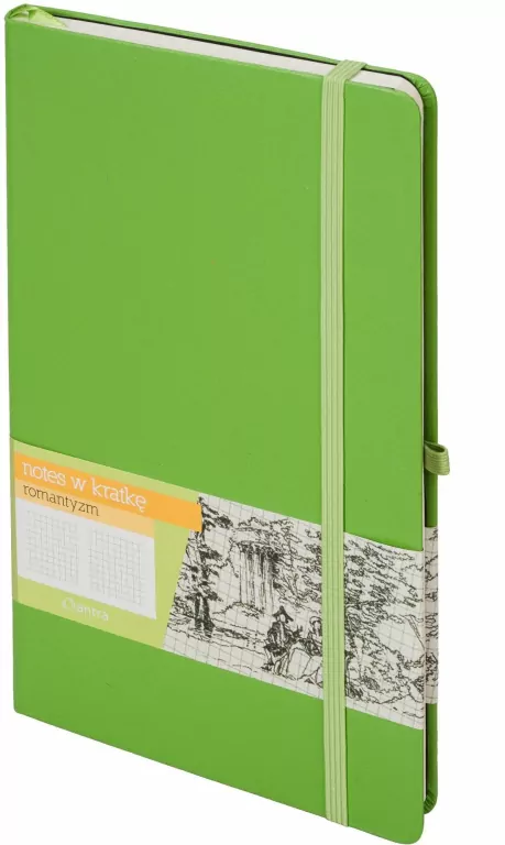 Notes A5 Kratka Romantyzm Zielony ANTRA - tantis.pl