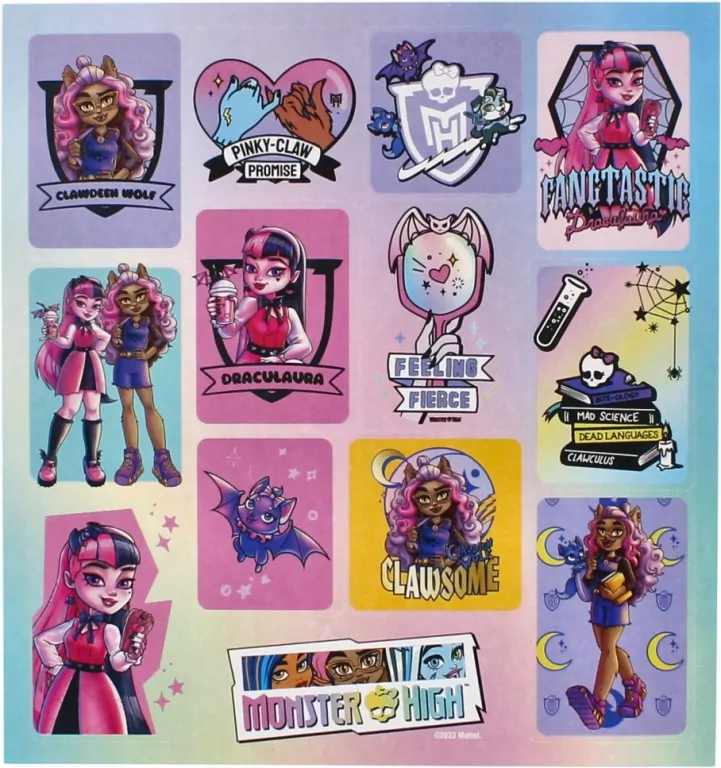 Naklejki kwadrat Monster High - tantis.pl
