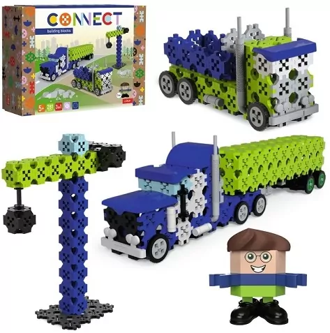 Klocki Connect - Ciężarówka / Teren budowy L - tantis.pl