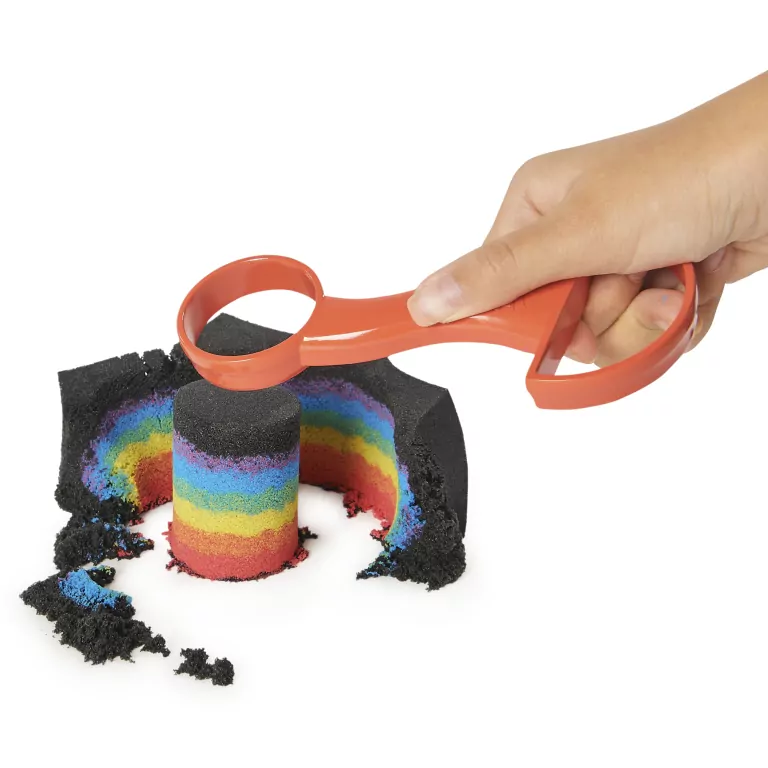 Kinetic Sand. Wytwórnia piasku. Zestaw kolorowego piasku - tantis.pl