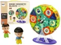 Klocki magnetyczne budowle 3D Diabelski Młyn 71el - tantis.pl