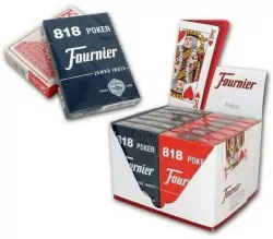 Fournier no 818 - 2 jumbo index red/blue