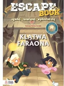 Klątwa faraona. Zgaduj, rozwiązuj, wydostań się. Escape Book - tantis.pl