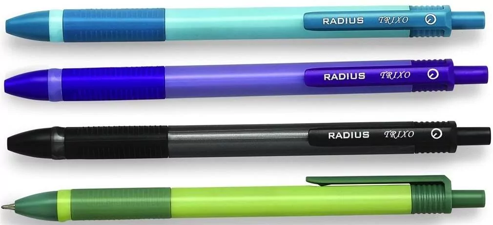 Długopis kulkowy Trixo Klikany 0,7mm nieb - tantis.pl