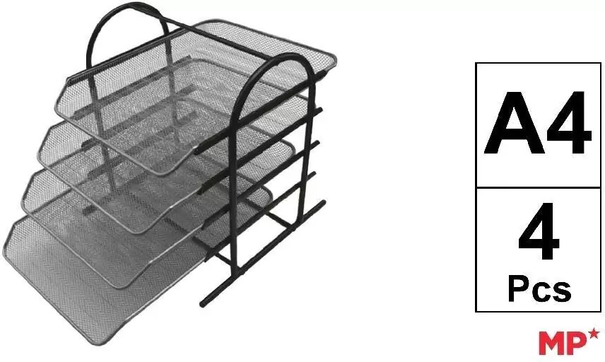 Półka na dokumenty metalowa 4 szuflady - tantis.pl