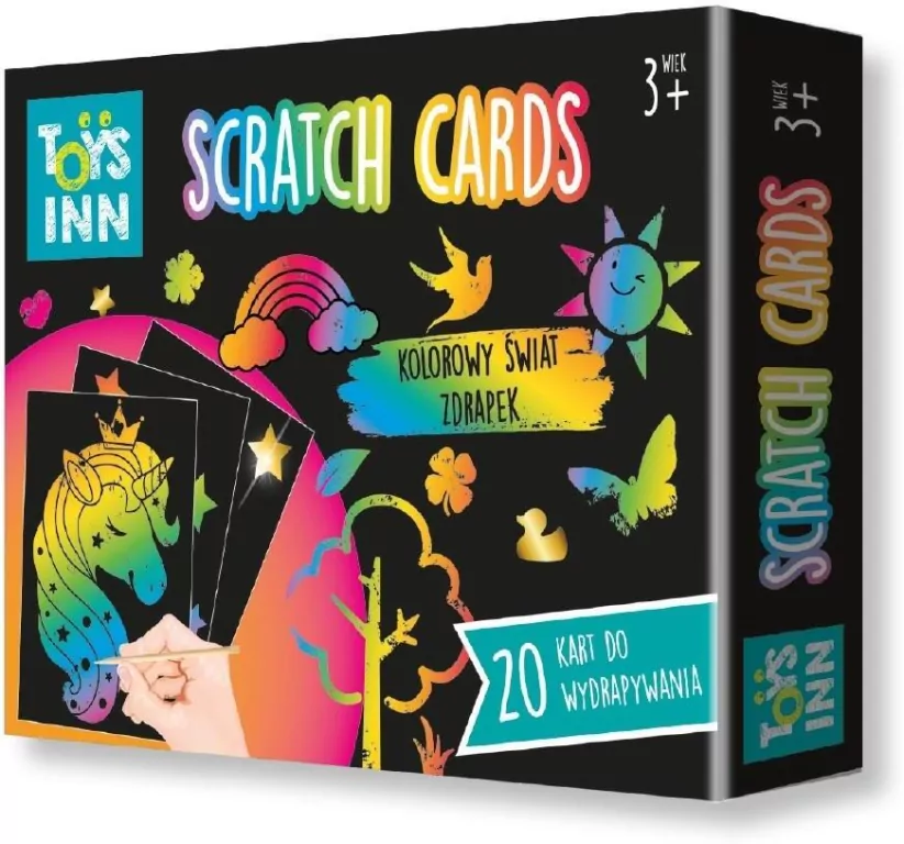 Zestaw Scratch do wydrapywania z szablonami. ToysInn - tantis.pl