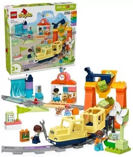 LEGO® Duży interaktywny pociąg miejski 10428 - tantis.pl