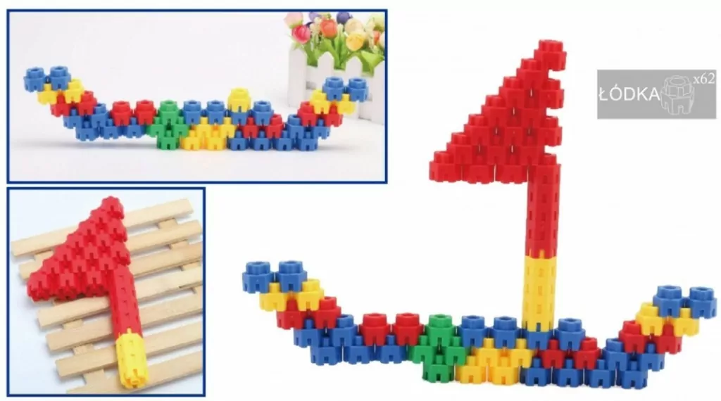 Klocki konstrukcyjne. 100 elementów - tantis.pl