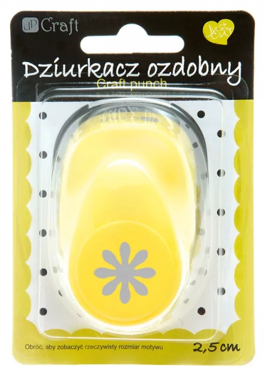 Dziurkacz ozdobny 2,5 cm Stokrotka - tantis.pl