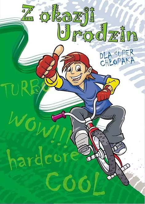 Karnet Young B6 + koperta: Urodziny - tantis.pl