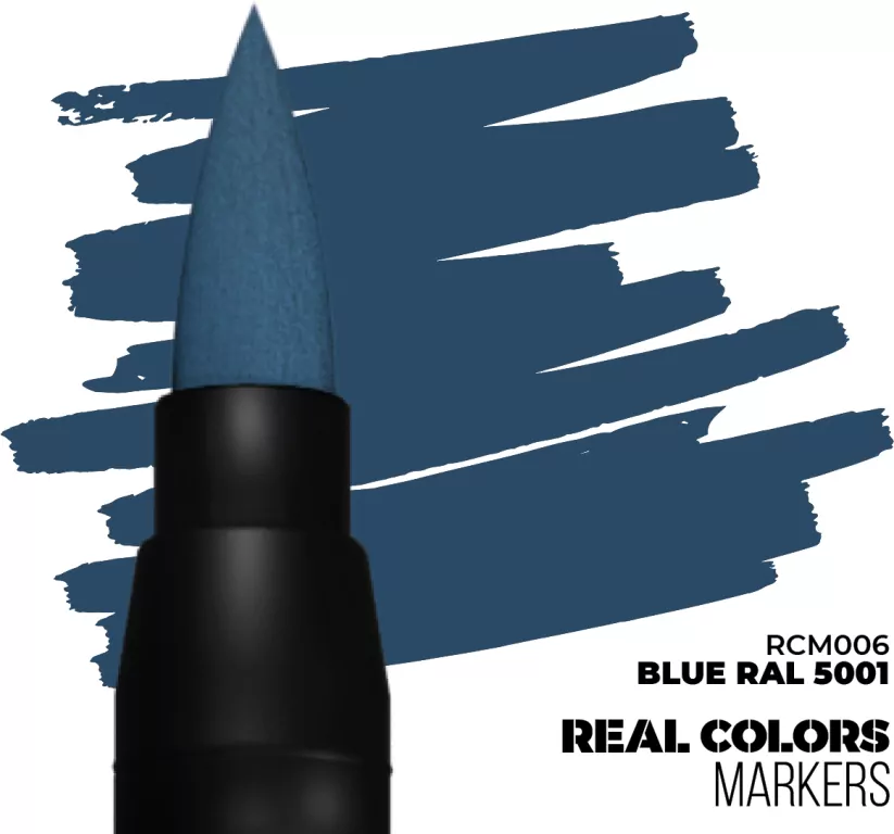 AK Interactive: Real Colors Markers - RCM006 - Blue RAL 5001 - tantis.pl