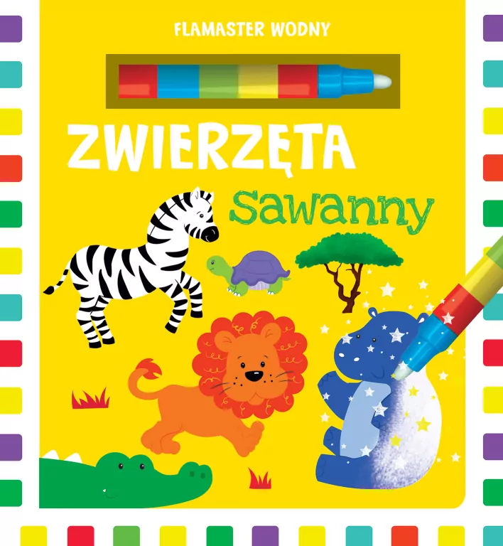 Zwierzęta sawanny. Flamaster wodny - tantis.pl