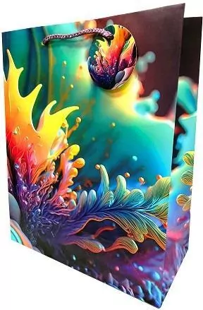 Torebka ozdobna, matowa 26x32x12cm kolory - tantis.pl