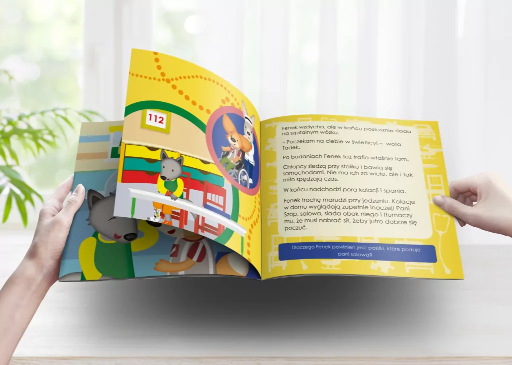 Pobyt w szpitalu. Wydarzenia II. Przygody Fenka - tantis.pl