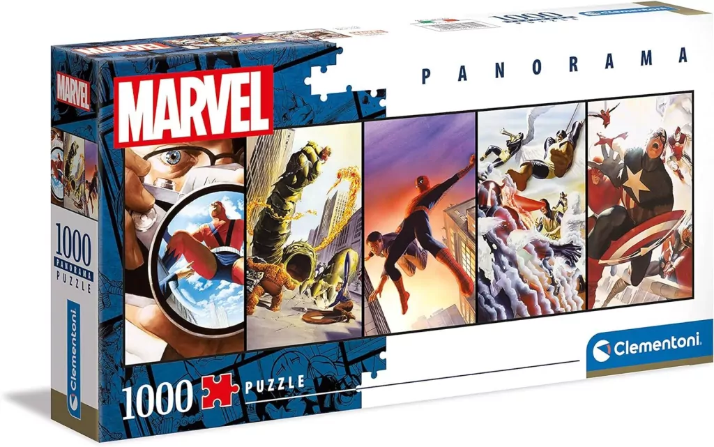 Puzzle 1000. Panorama. Marvel. 39611 - tantis.pl