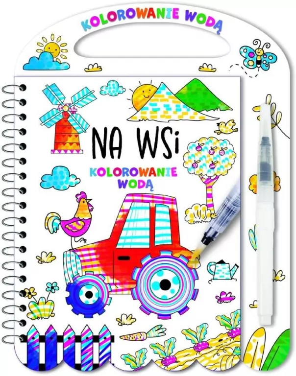 Kolorowanie wodą. Na wsi - tantis.pl