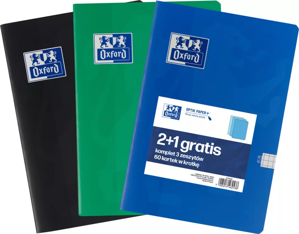Zeszyt A5/60K kratka 2+1 Esse OXFORD - tantis.pl