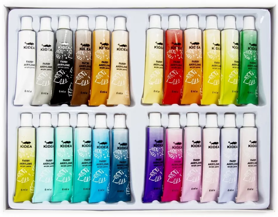 Farby akrylowe. 24 kolory - tantis.pl