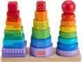 Fisher-Price. Drewniane piramidki Sorter kształtów - tantis.pl
