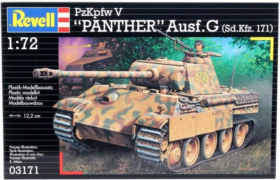 PzKpfw V Panther Ausf.G. Pojazd 1:72 - tantis.pl