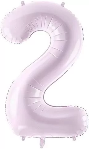 Balon foliowy cyfra 2 72cm fioletowy - tantis.pl