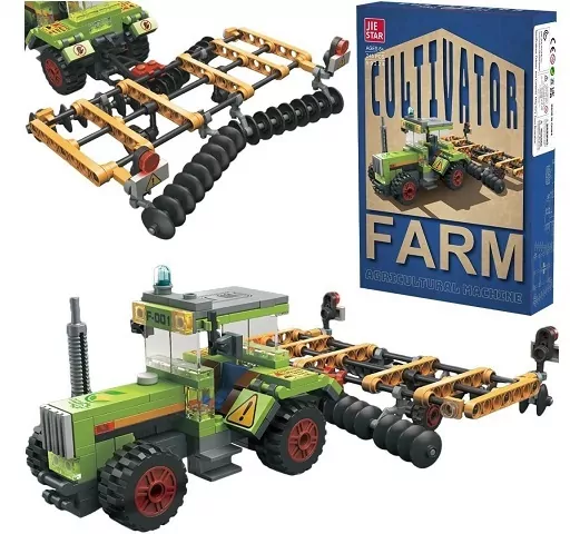 Klocki traktor z maszyną 247 elementów - tantis.pl