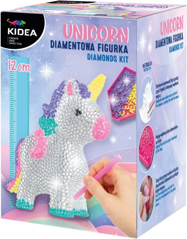 Figurka diamentowa unicorn KIDEA - tantis.pl