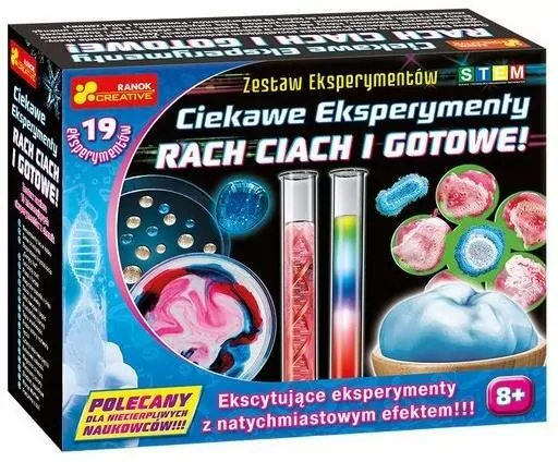 Ciekawe eksperymenty. Rach Ciach i gotowe - tantis.pl