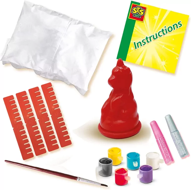 Odlewy gipsowe z farbami. Jednorożec - tantis.pl