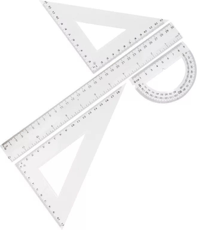 Zestaw geometryczny 4 elementy 30cm - tantis.pl