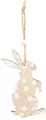 Zając zawieszka drewniana 17x6cm 2szt - tantis.pl