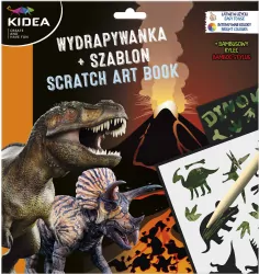 Kreatywna wydrapywanka z szablonami B Kidea