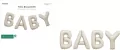 Balon foliowy Baby beżowy 140x43cm - tantis.pl