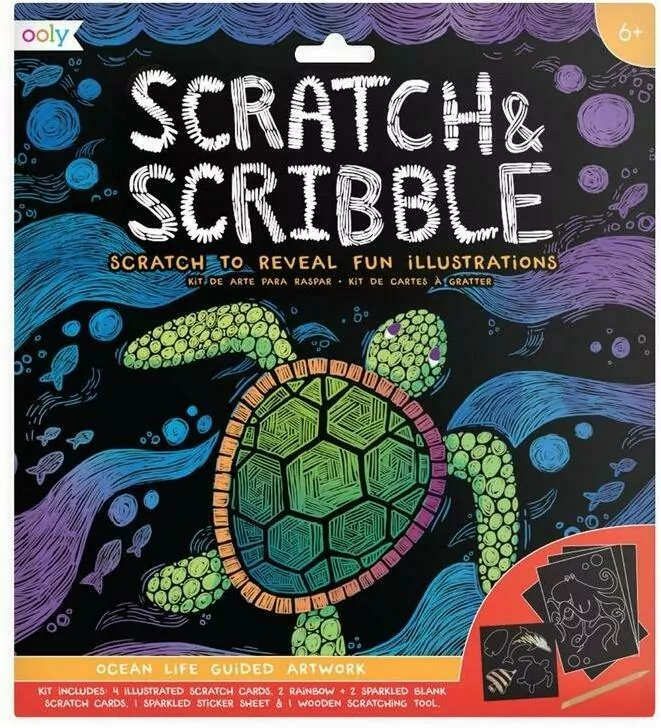 Scratch & Scribble. Podwodny świat - tantis.pl