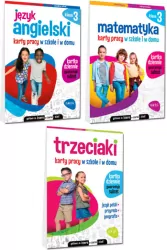 Pakiet: Język angielski/ Matematyka/ Trzeciaki. Klasa 3. Karty pracy w szkole i w domu