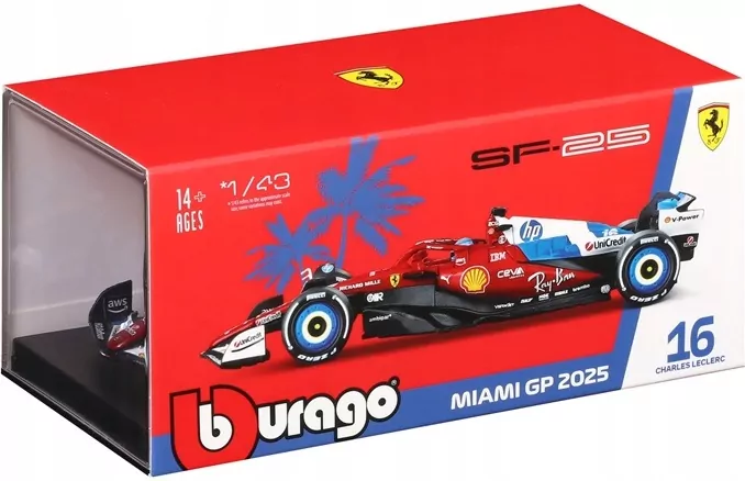 Ferrari Formula (With Helmet&Plastic Stand) 1:43 - tantis.pl