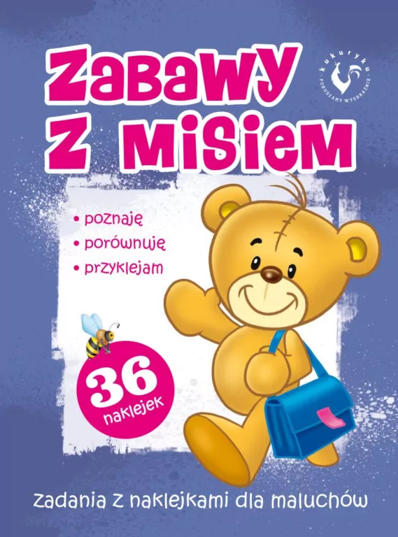 Zabawy z misiem. Zadania z naklejkami - tantis.pl