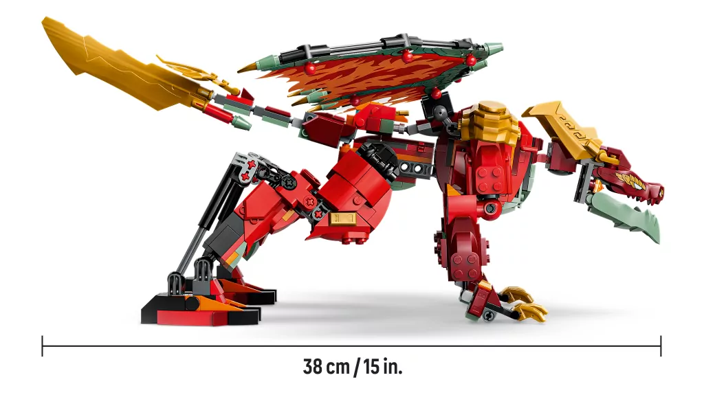 LEGO® Transformujący smoczy mech Wyldfyre 71868 - tantis.pl