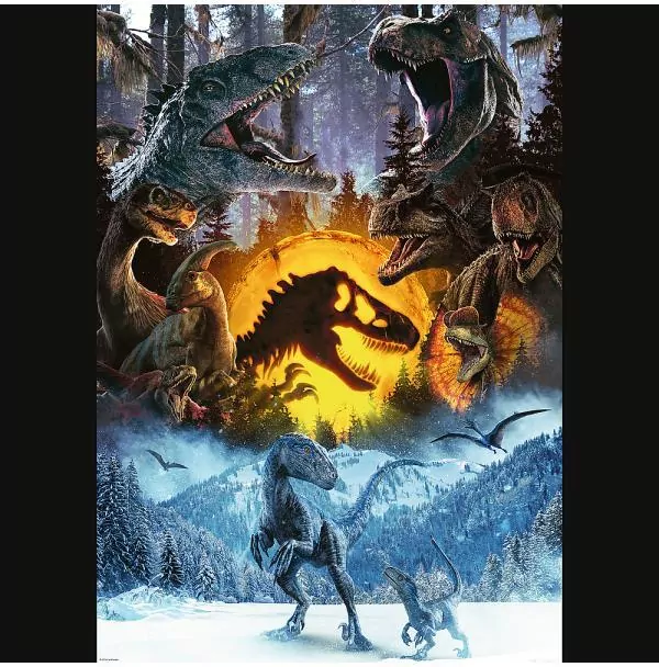 Puzzle 1000 W świecie Parku Jurajskiego TREFL - tantis.pl