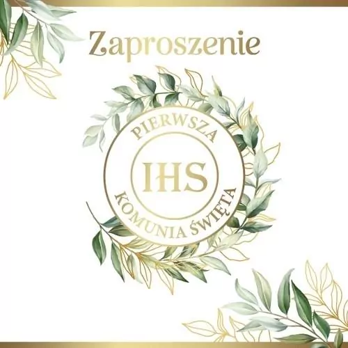 Zaproszenie Komunia - tantis.pl