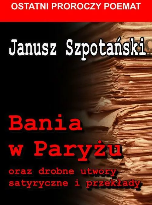Bania w Paryżu oraz drobne utwory satyryczne i przekłady - tantis.pl