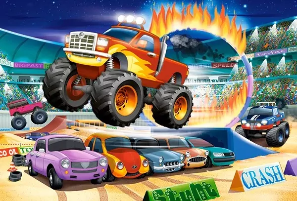 Puzzle Maxi. Jumping Monster Truck 40 - tantis.pl