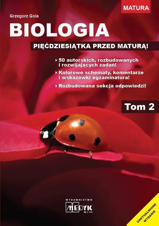 Biologia. Pięćdziesiątka przed maturą. Tom 2 - tantis.pl