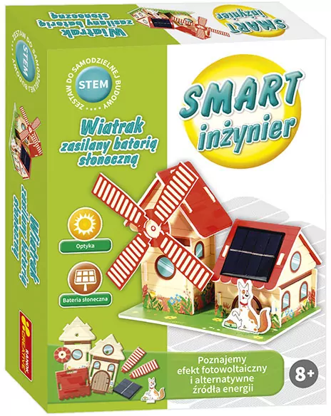 Smart inżynier- wiatrak zasilany baterią słoneczną - tantis.pl